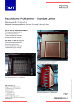 Rauchdichte-Prüfkammer 5x5m