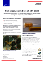 Probenservice VDI 6022