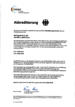 DAkkS Urkunde Akkreditierung PL-11035-03-00